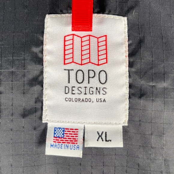 Topo Designs Mountain Jacket XL Made in USA Black Olive Nylon‎ - Picture 14 of 16